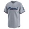 Gray Kent Emanuel Men's Miami Marlins Road Jersey - Limited Big Tall