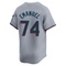 Gray Kent Emanuel Men's Miami Marlins Road Jersey - Limited Big Tall